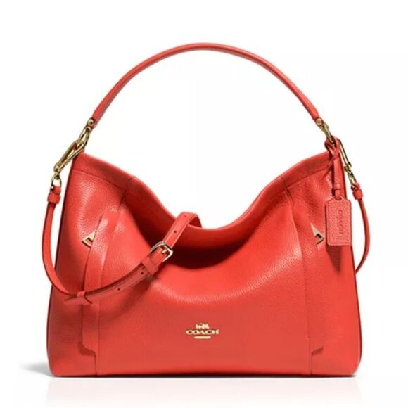 Coach Scout Hobo In Pebbled Leather - Picture 1 of 16